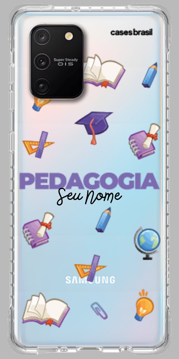 Capinha para Celular Pedagogia - Profissão Com Nome