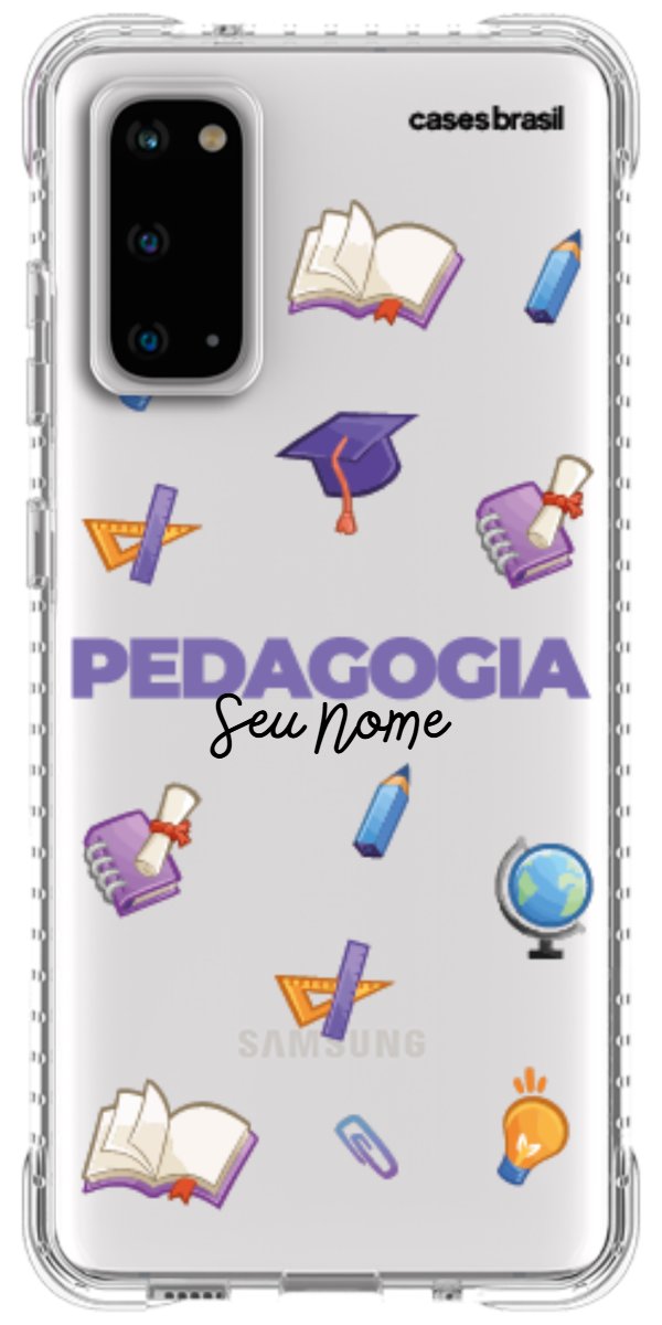 Capinha para Celular Pedagogia - Profissão Com Nome
