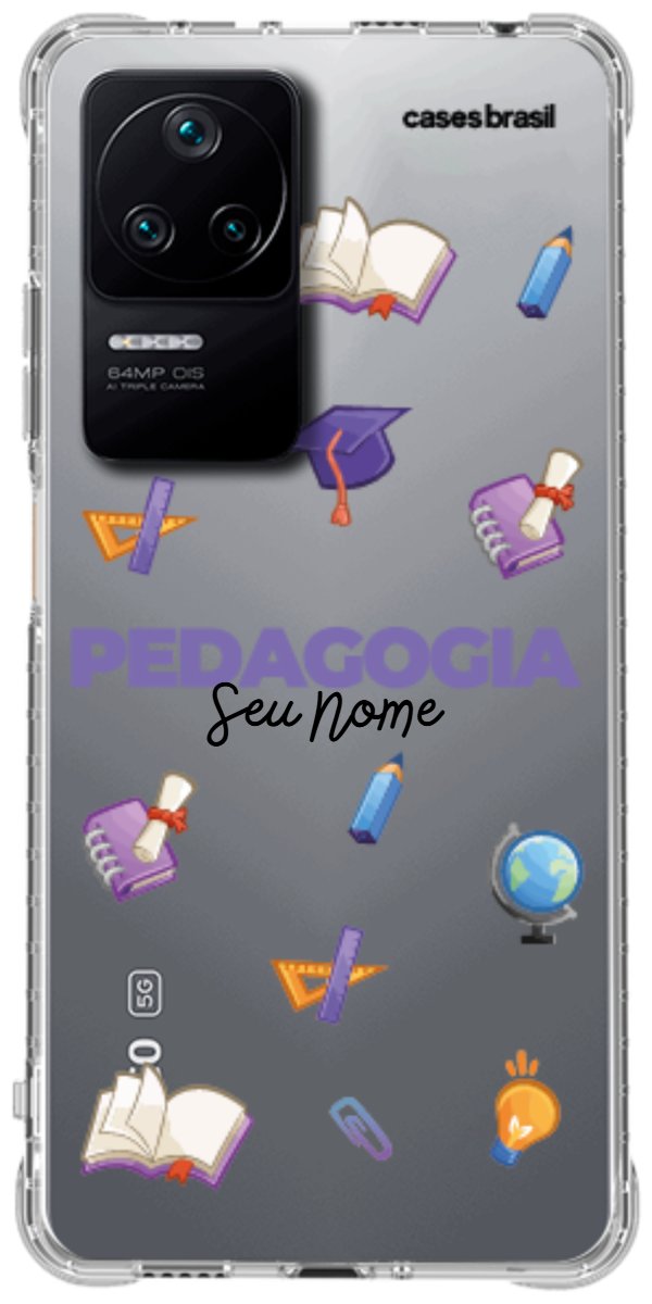 Capinha para Celular Pedagogia - Profissão Com Nome