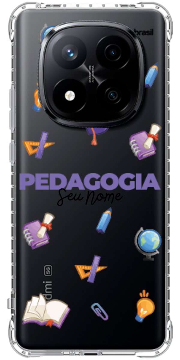 Capinha para Celular Pedagogia - Profissão Com Nome