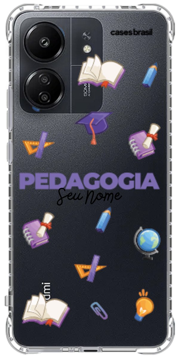 Capinha para Celular Pedagogia - Profissão Com Nome