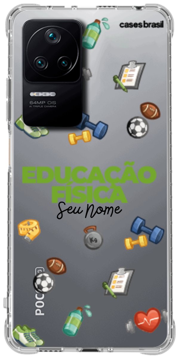 Capinha para celular Educação Física - Profissão Com Nome
