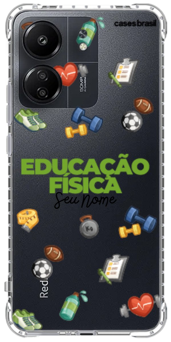 Capinha para celular Educação Física - Profissão Com Nome