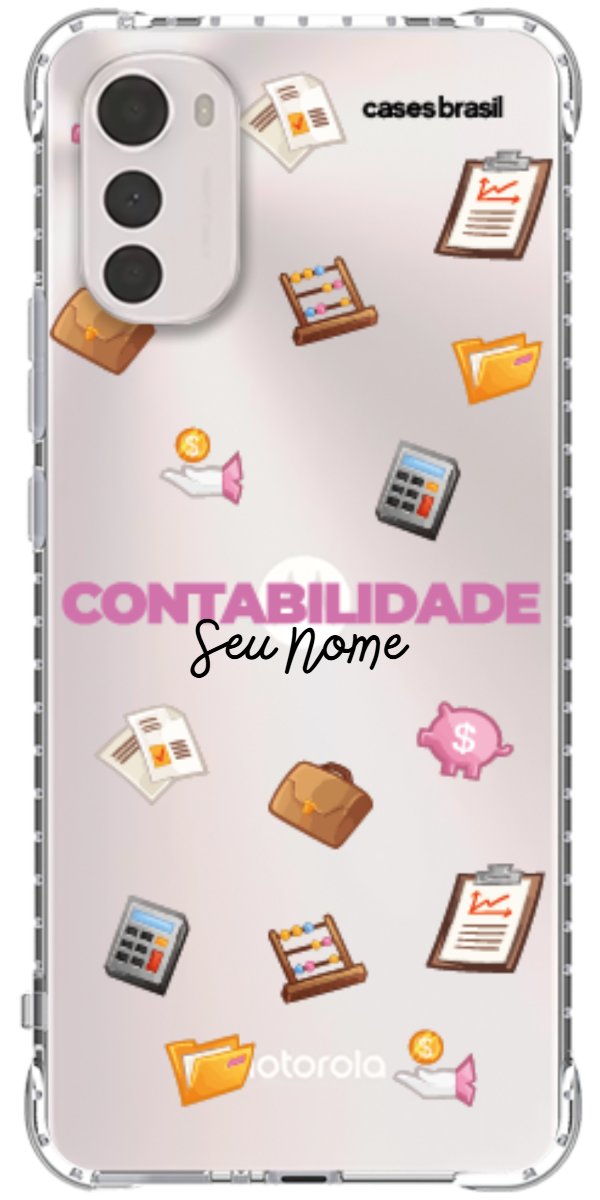 Capinha para celular Contabilidade - Profissão Com Nome