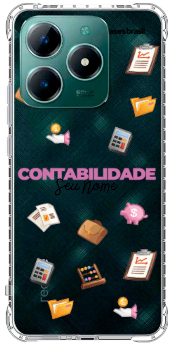 Capinha para celular Contabilidade - Profissão Com Nome