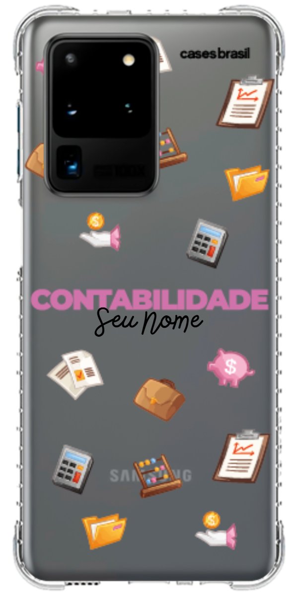 Capinha para celular Contabilidade - Profissão Com Nome