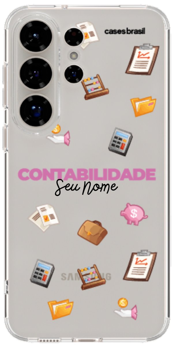 Capinha para celular Contabilidade - Profissão Com Nome