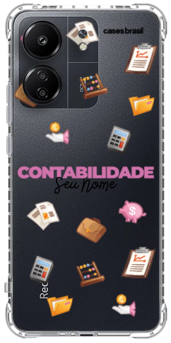 Capinha para celular Contabilidade - Profissão Com Nome