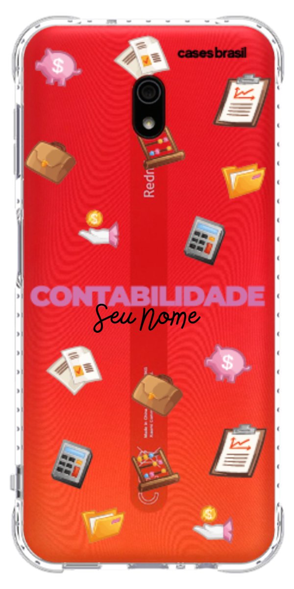 Capinha para celular Contabilidade - Profissão Com Nome