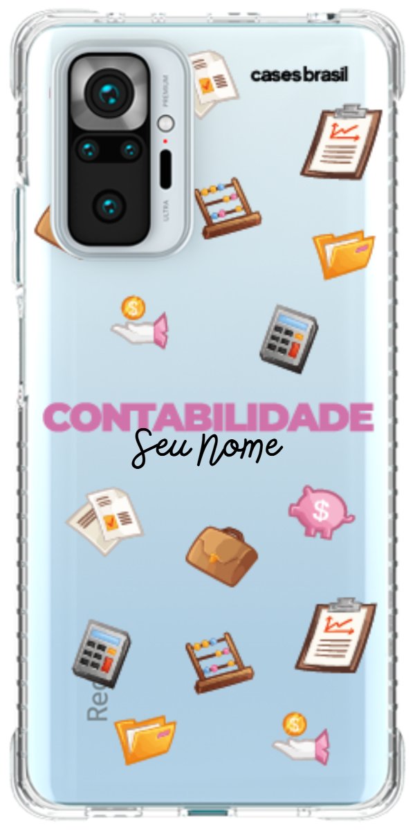 Capinha para celular Contabilidade - Profissão Com Nome