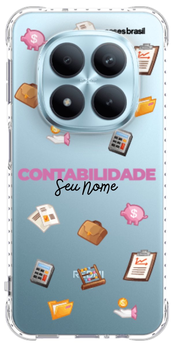 Capinha para celular Contabilidade - Profissão Com Nome