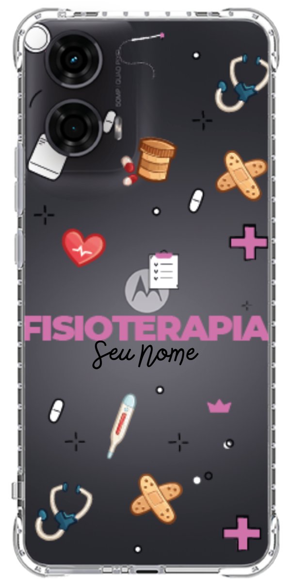Capinha para celular Fisioterapia - Profissão Com Nome