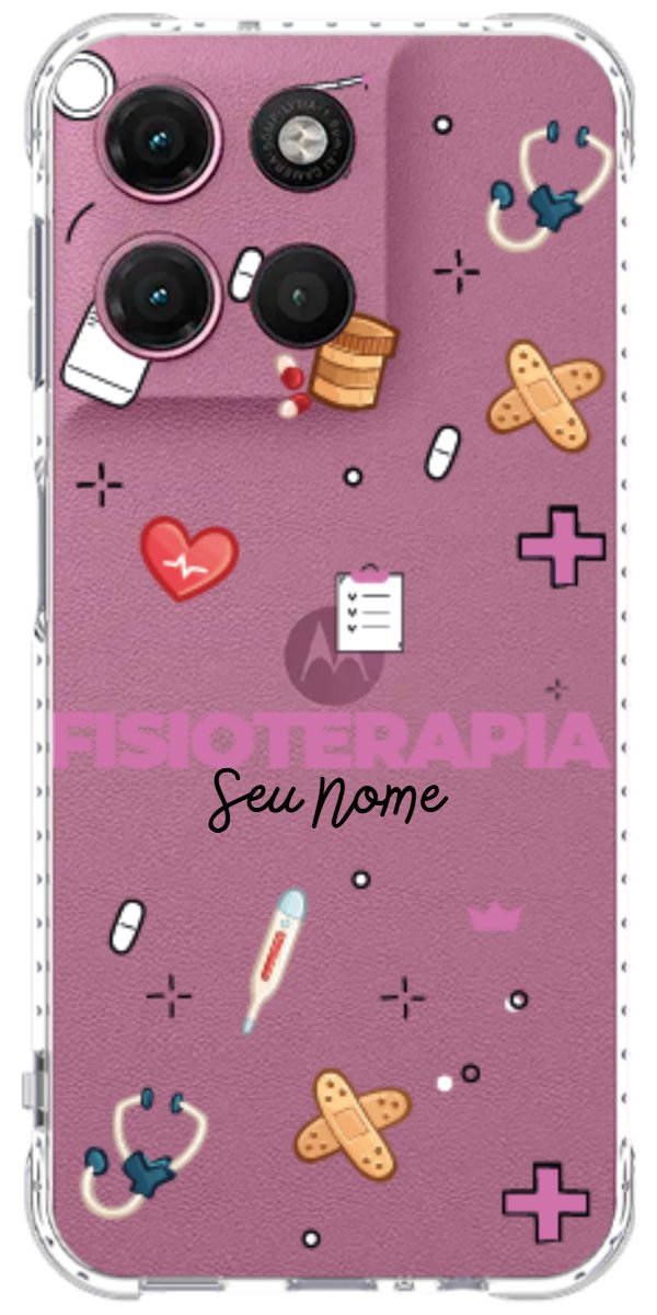 Capinha para celular Fisioterapia - Profissão Com Nome