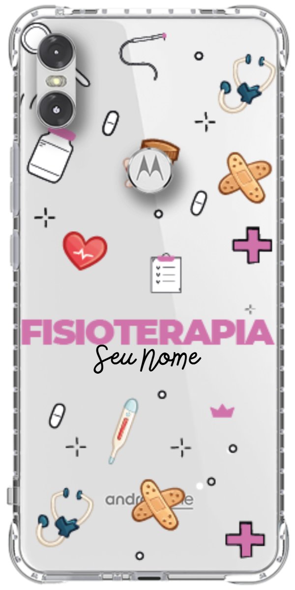 Capinha para celular Fisioterapia - Profissão Com Nome