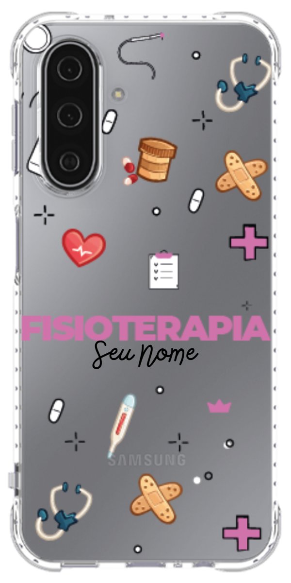 Capinha para celular Fisioterapia - Profissão Com Nome
