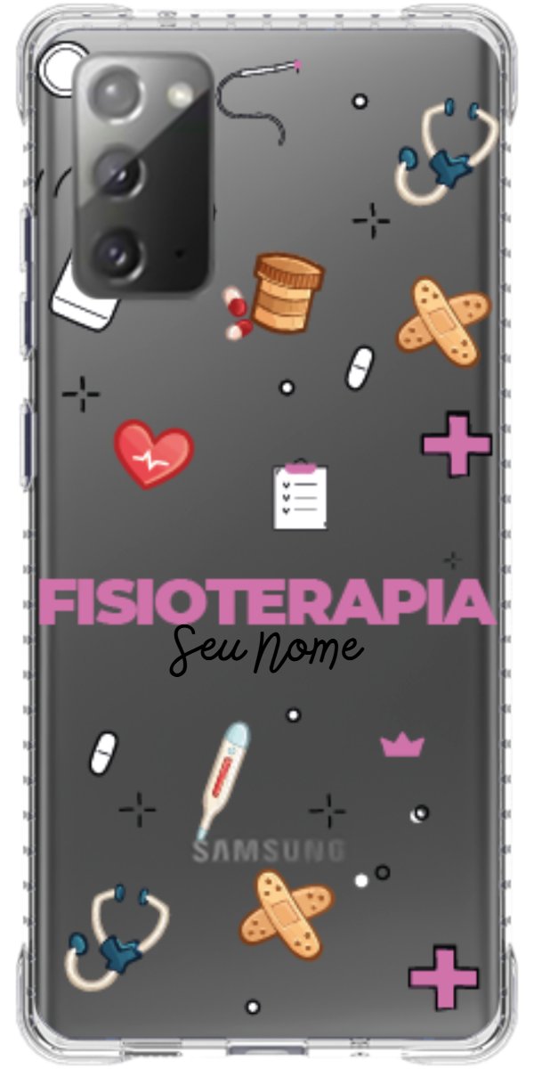 Capinha para celular Fisioterapia - Profissão Com Nome