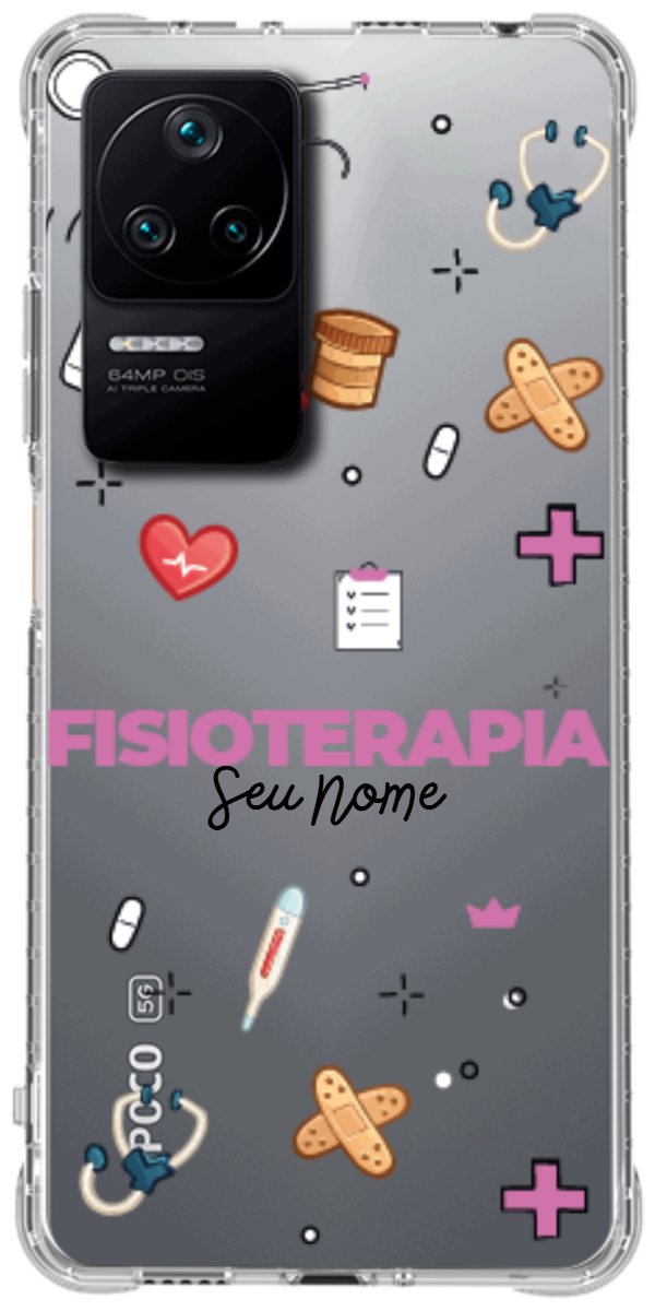 Capinha para celular Fisioterapia - Profissão Com Nome