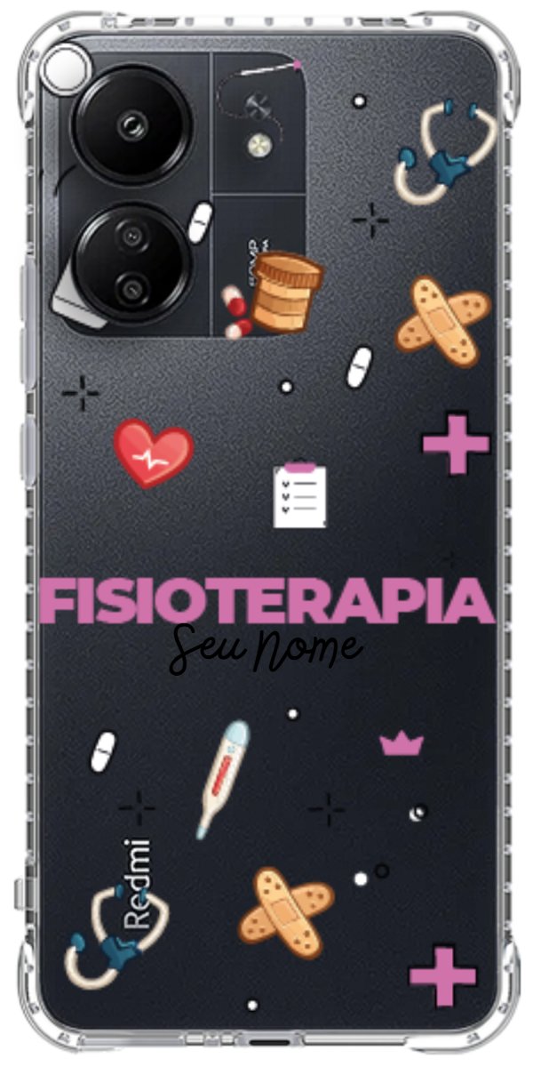 Capinha para celular Fisioterapia - Profissão Com Nome
