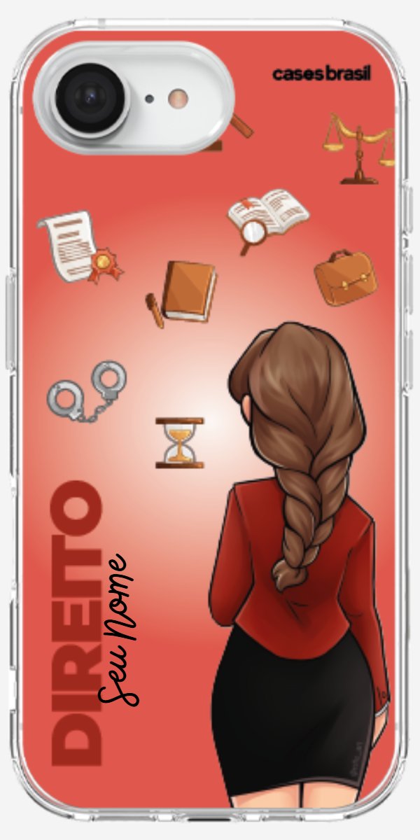 Capinha para celular Direito - Boneca Profissão Com Fundo