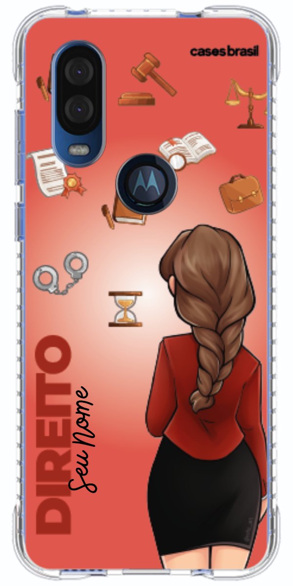 Capinha para celular Direito - Boneca Profissão Com Fundo