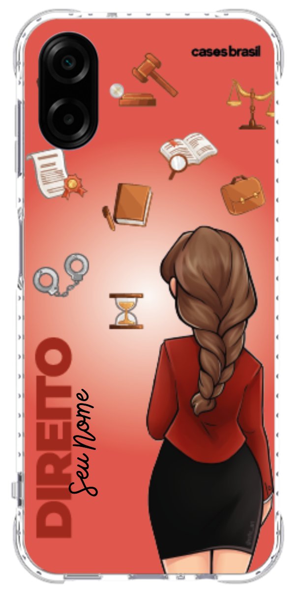 Capinha para celular Direito - Boneca Profissão Com Fundo