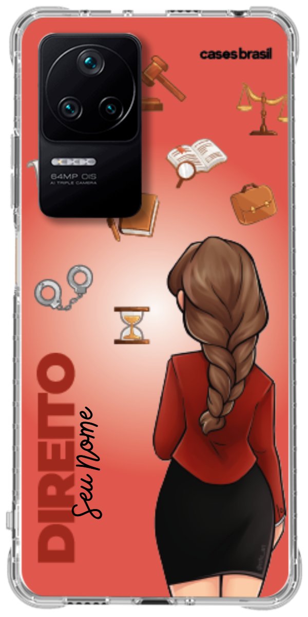 Capinha para celular Direito - Boneca Profissão Com Fundo