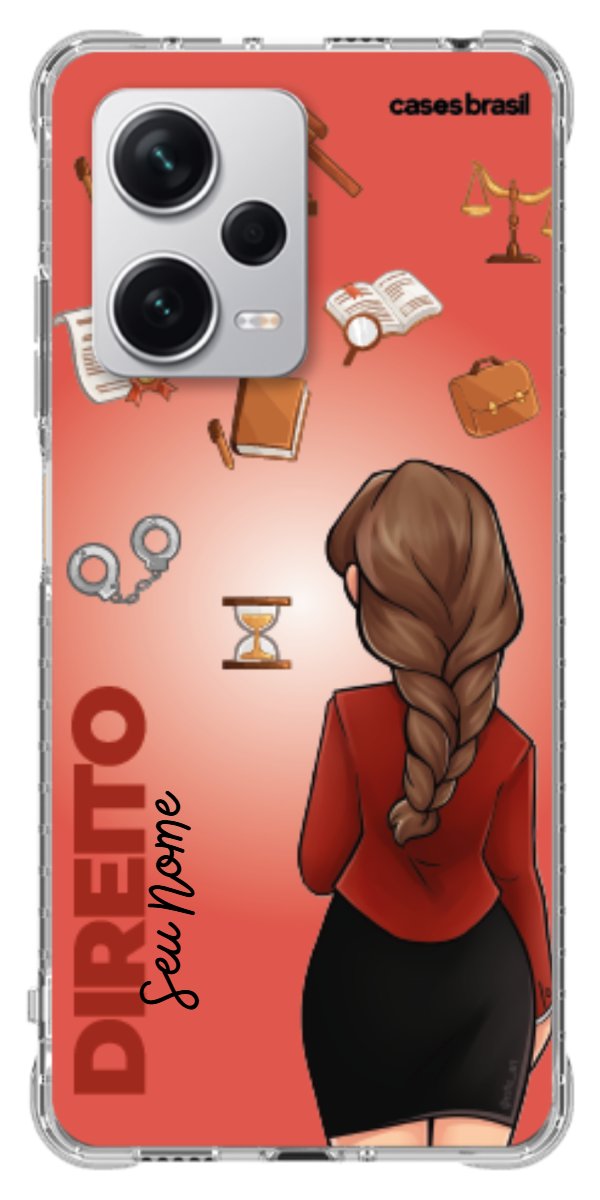 Capinha para celular Direito - Boneca Profissão Com Fundo