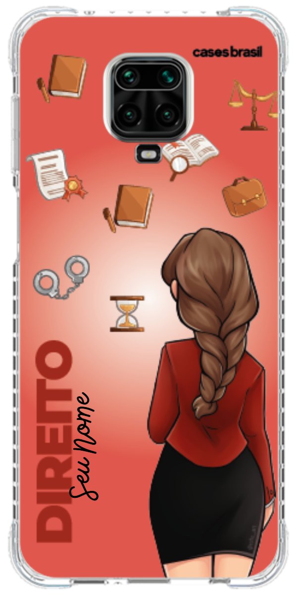Capinha para celular Direito - Boneca Profissão Com Fundo