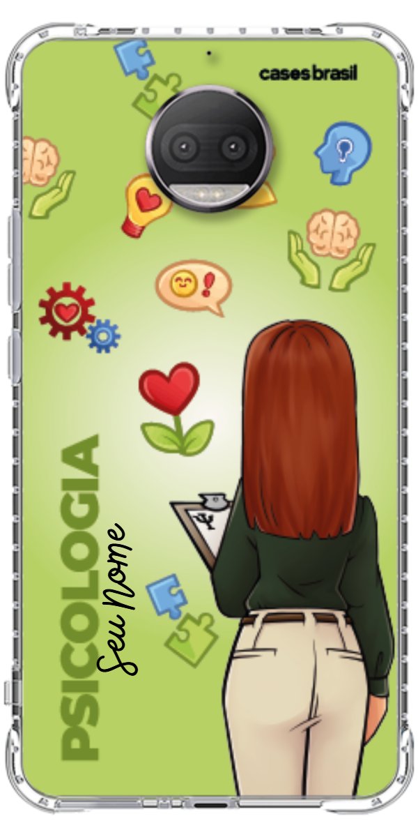 Capinha para celular Psicologia - Boneca Profissão Com Fundo