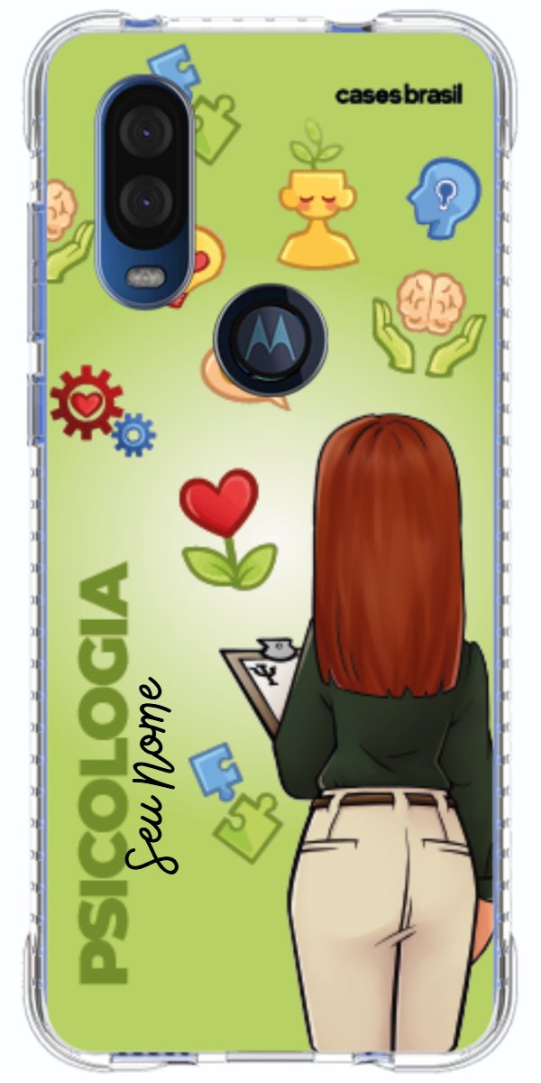 Capinha para celular Psicologia - Boneca Profissão Com Fundo