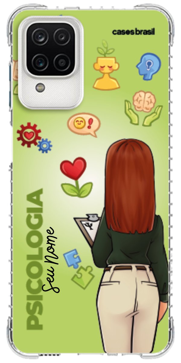 Capinha para celular Psicologia - Boneca Profissão Com Fundo