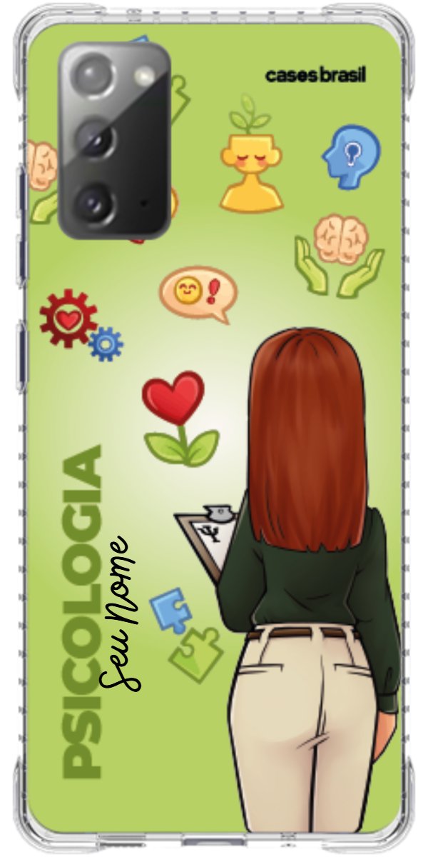 Capinha para celular Psicologia - Boneca Profissão Com Fundo