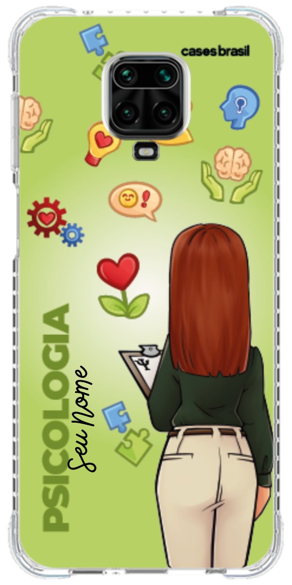 Capinha para celular Psicologia - Boneca Profissão Com Fundo