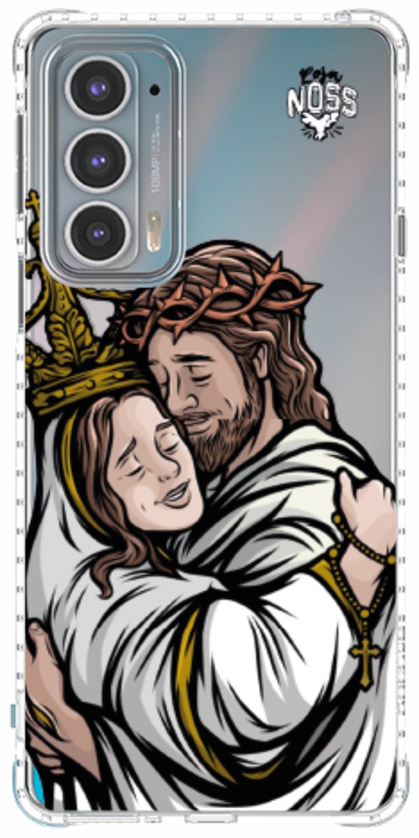 Capinha Para Celular Tudo com Jesus Nada sem Maria