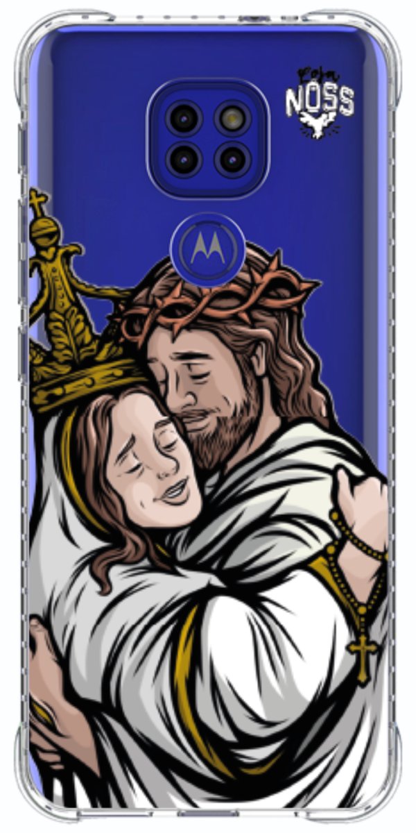 Capinha Para Celular Tudo com Jesus Nada sem Maria