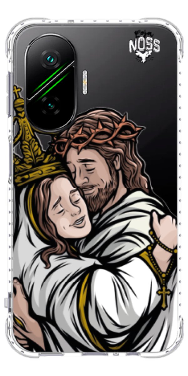 Capinha Para Celular Tudo com Jesus Nada sem Maria