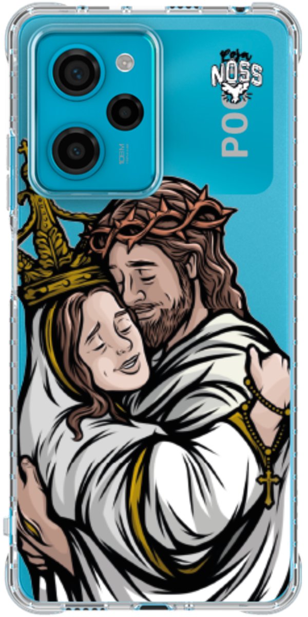 Capinha Para Celular Tudo com Jesus Nada sem Maria