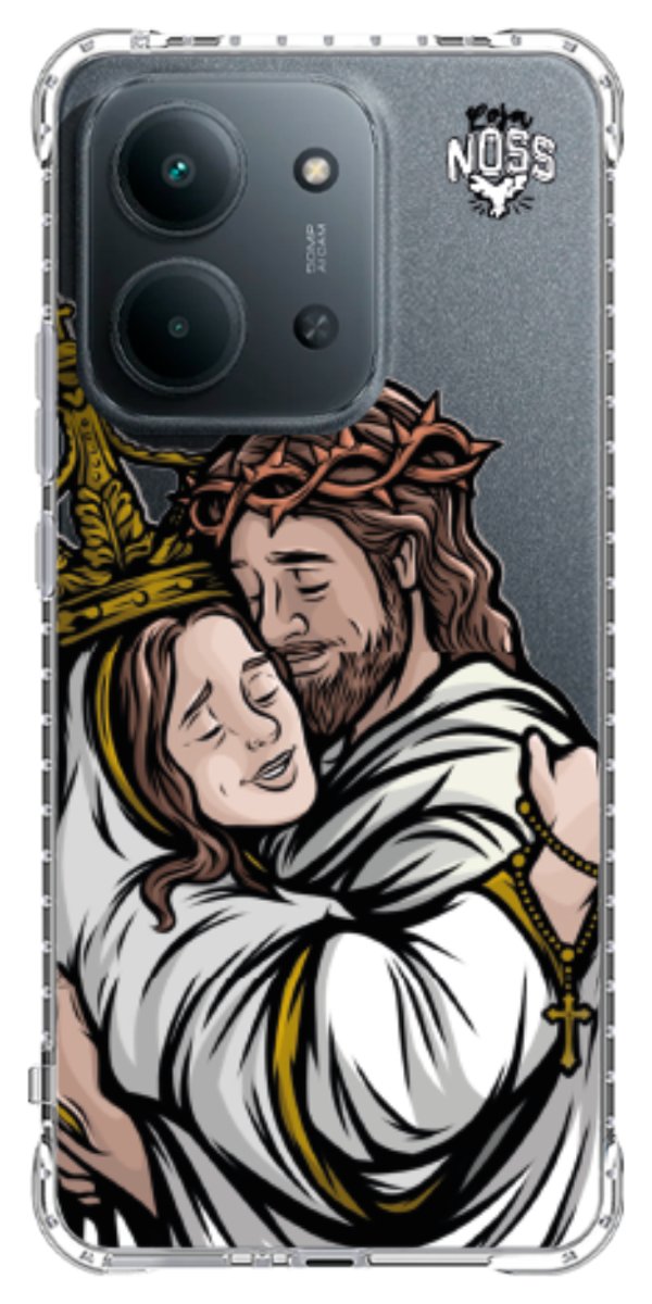 Capinha Para Celular Tudo com Jesus Nada sem Maria
