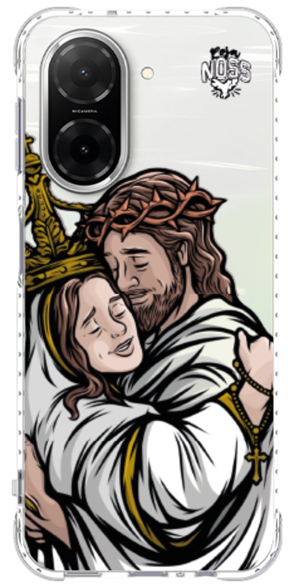 Capinha Para Celular Tudo com Jesus Nada sem Maria