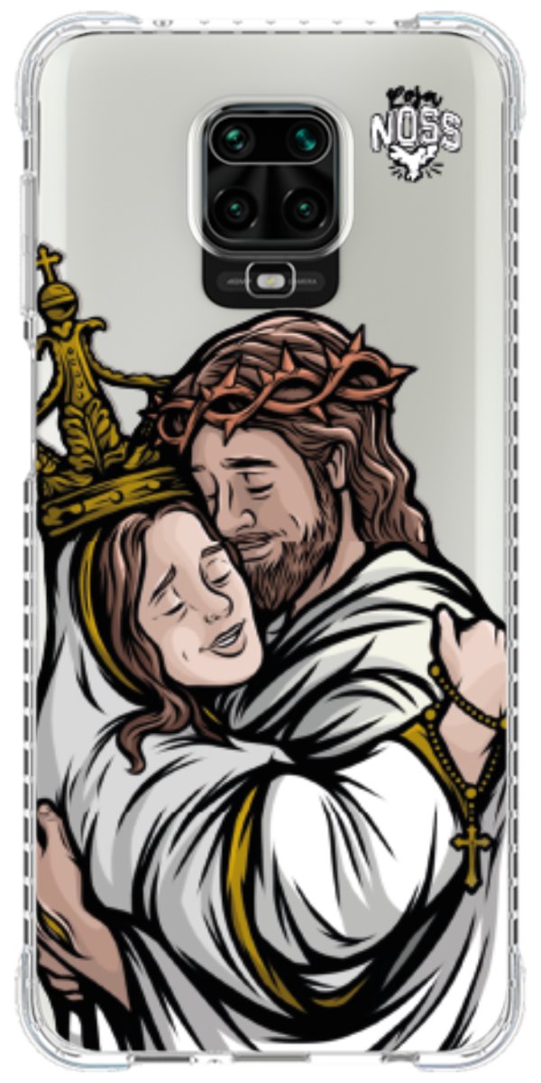Capinha Para Celular Tudo com Jesus Nada sem Maria