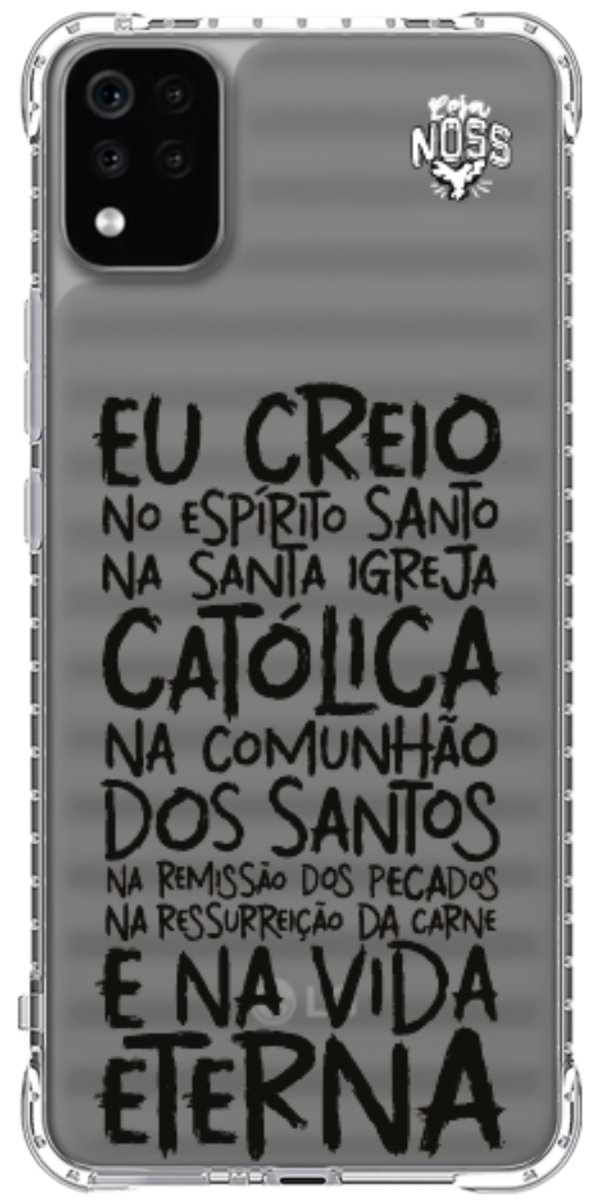 Capinha Para Celular Oração eu Creio