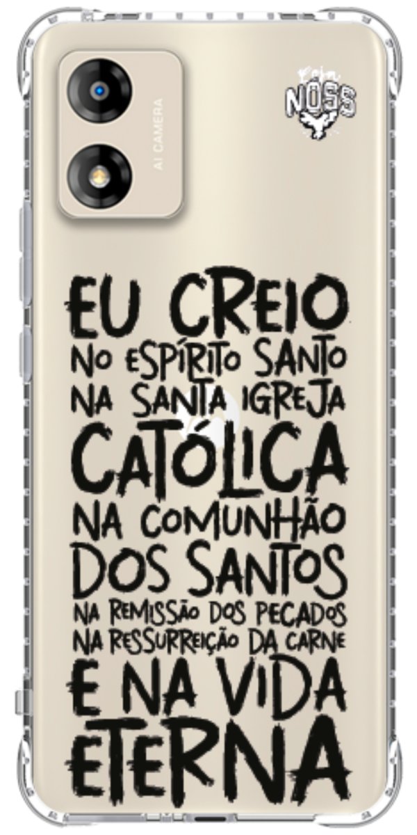 Capinha Para Celular Oração eu Creio