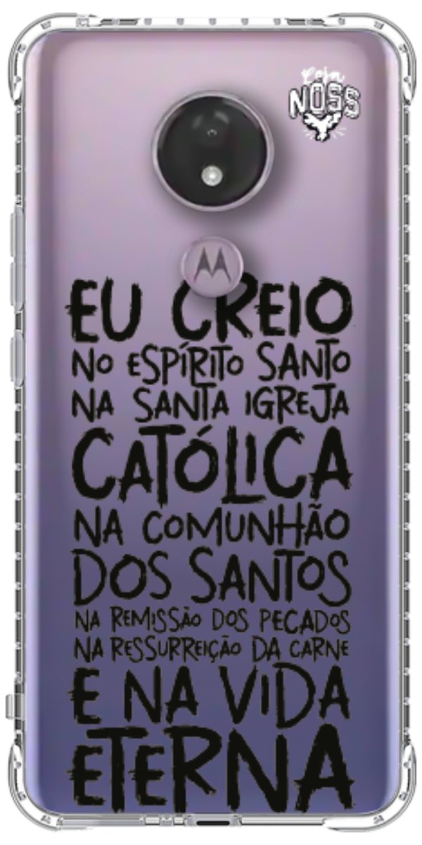 Capinha Para Celular Oração eu Creio