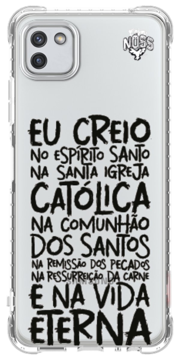 Capinha Para Celular Oração eu Creio