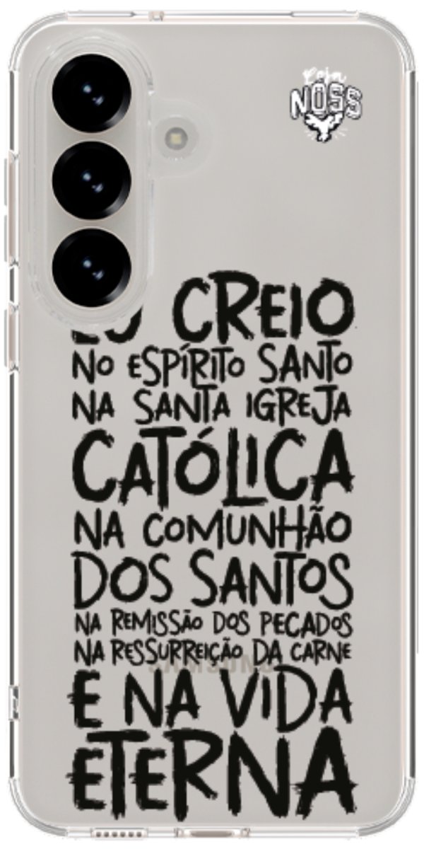 Capinha Para Celular Oração eu Creio