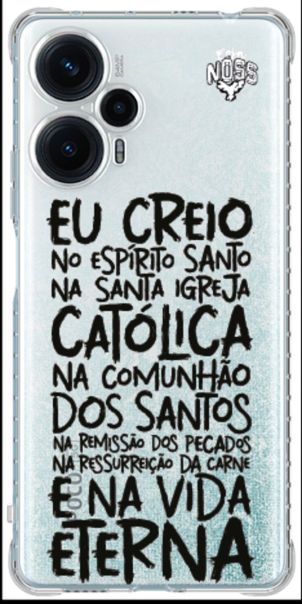 Capinha Para Celular Oração eu Creio