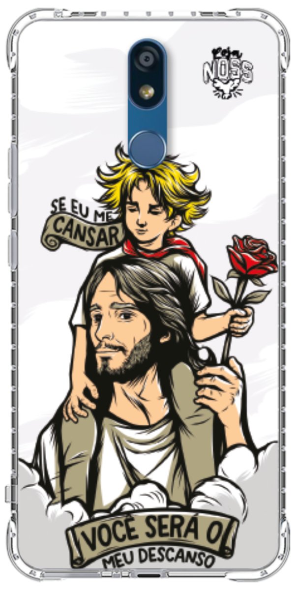 Capinha Para Celular Jesus é Meu Descanso