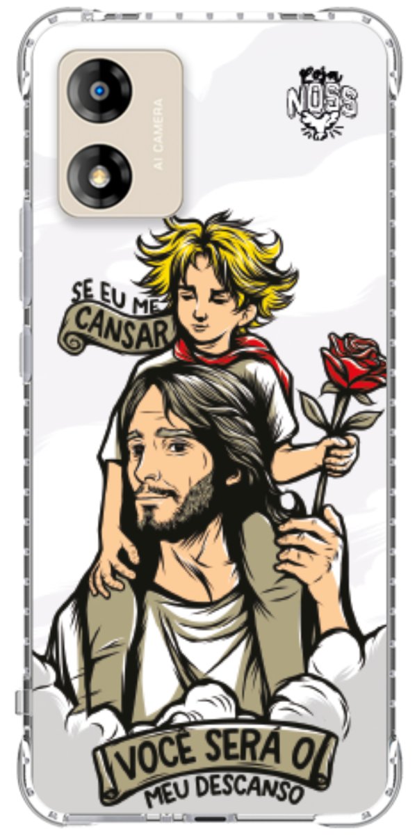 Capinha Para Celular Jesus é Meu Descanso