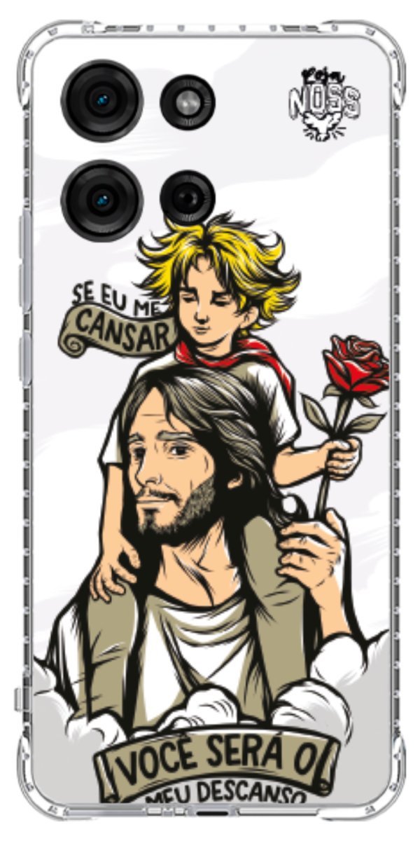 Capinha Para Celular Jesus é Meu Descanso