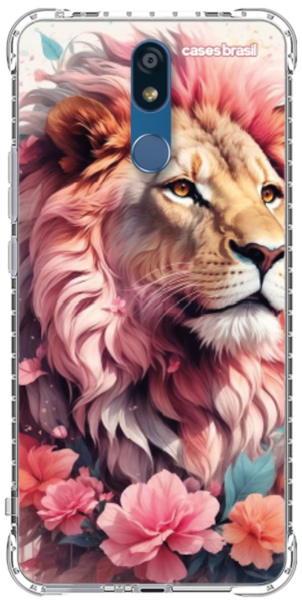 Capinha para Celular Leão Floral